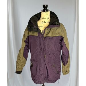 Vintage Columbia Sportswear Jacket M Purple Women's Full Zip Radial Sleeve Used
